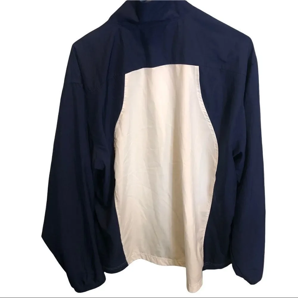 Adidas men’s windbreaker‎ in blue and white